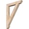 Ekena Millwork Traditional Slat Smooth Bracket, Douglas Fir, 3 1/2"W x 26"D x 34"H BKT04X26X34TRA06SDF - alternate 1